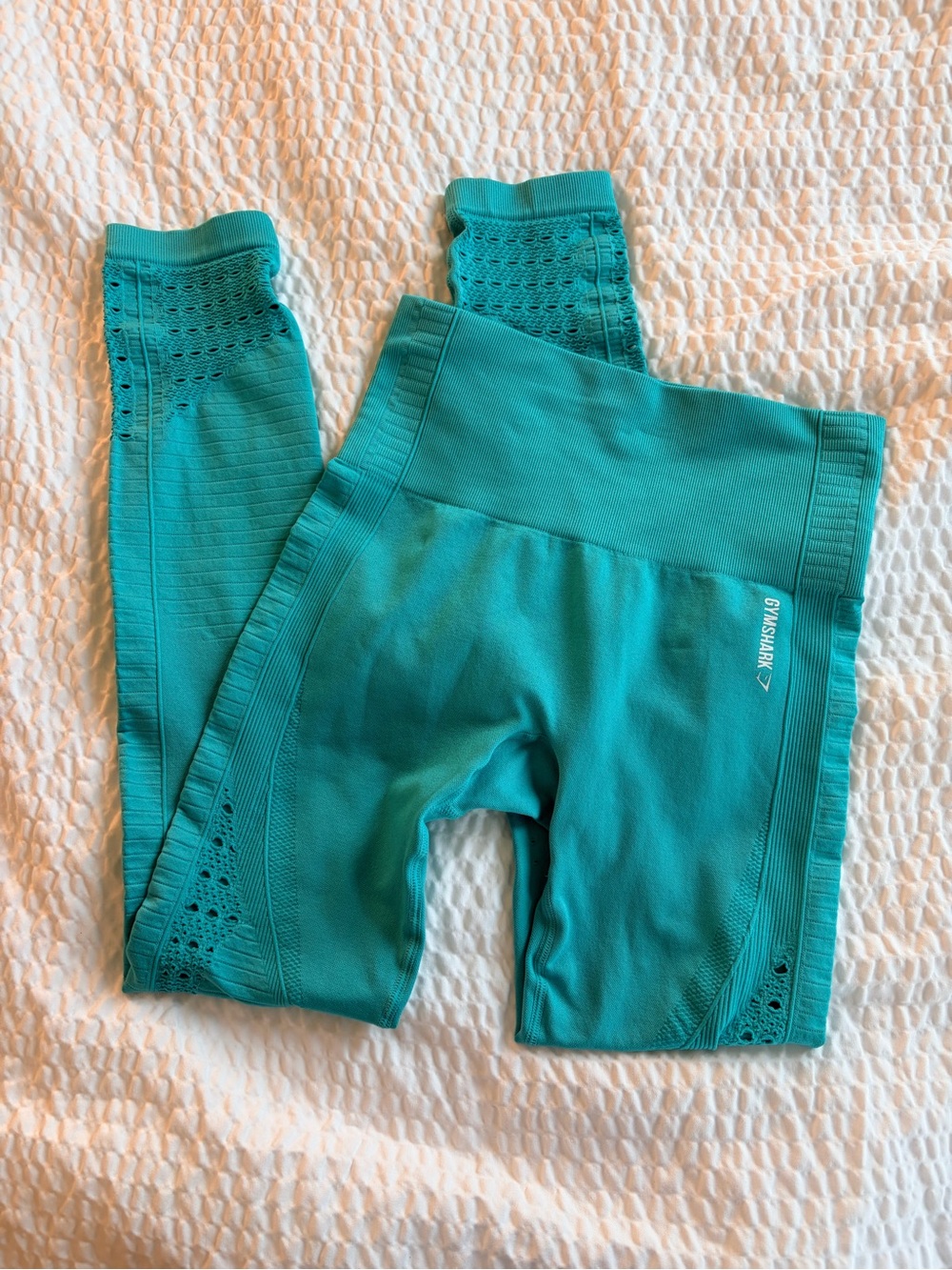 Gymshark Teal Seamless Leggings Sz S